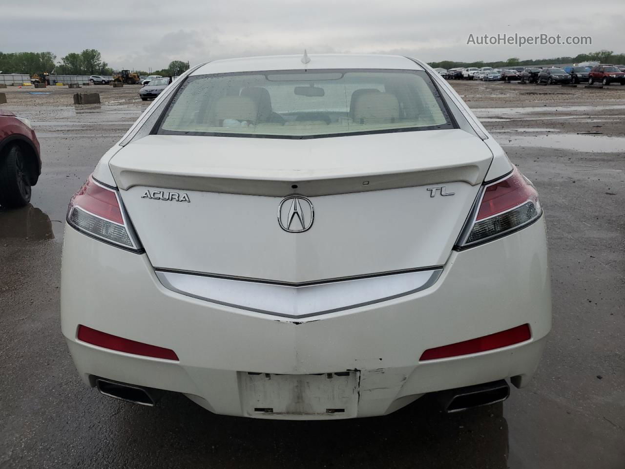 2010 Acura Tl  White vin: 19UUA8F52AA008341