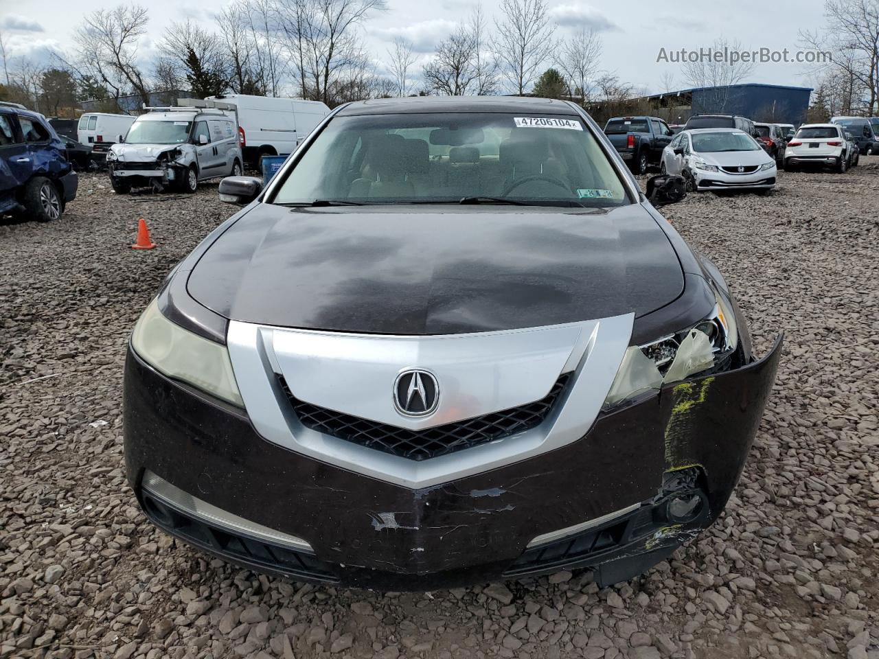 2010 Acura Tl  Maroon vin: 19UUA8F52AA022000