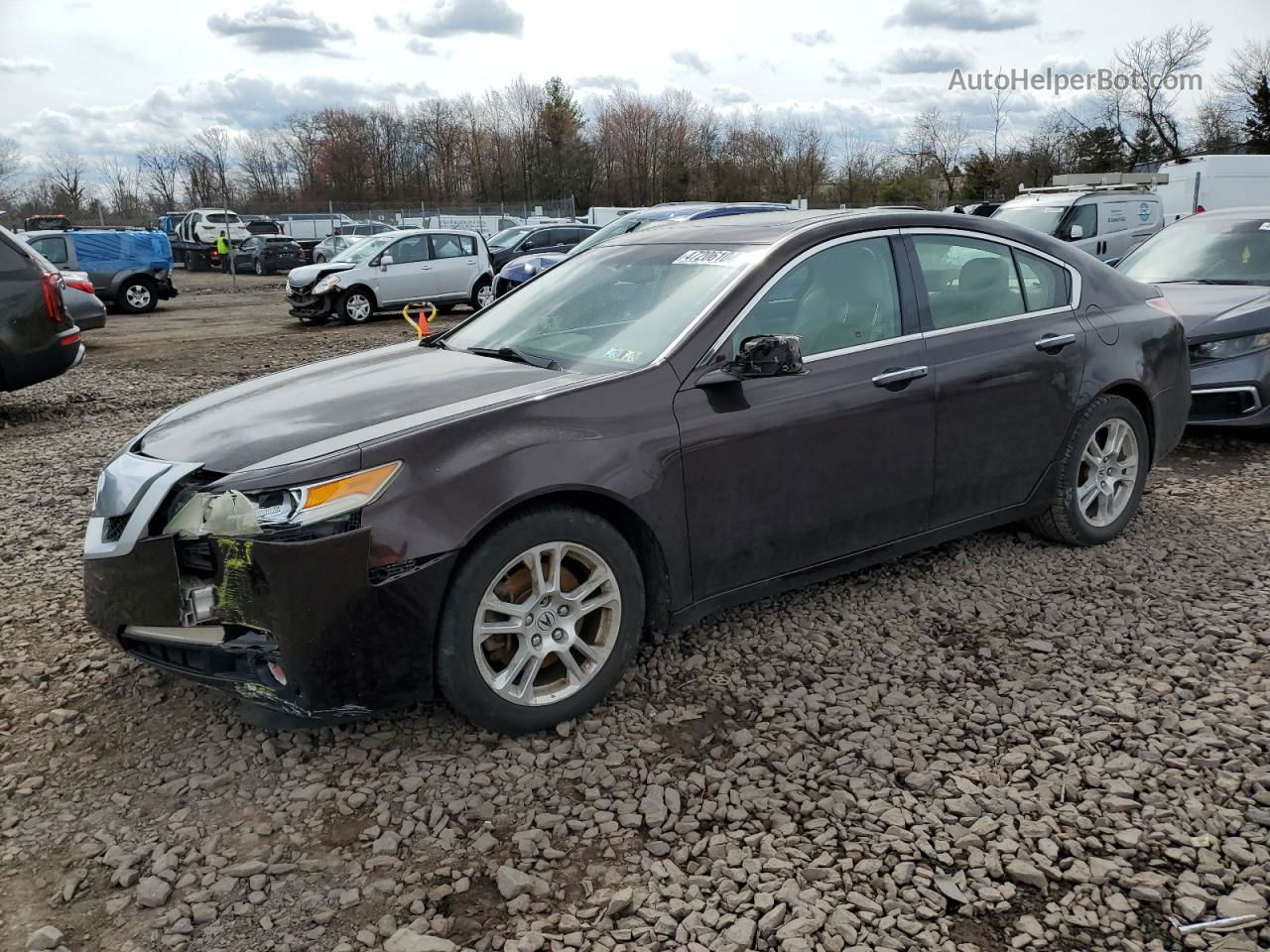 2010 Acura Tl  Maroon vin: 19UUA8F52AA022000