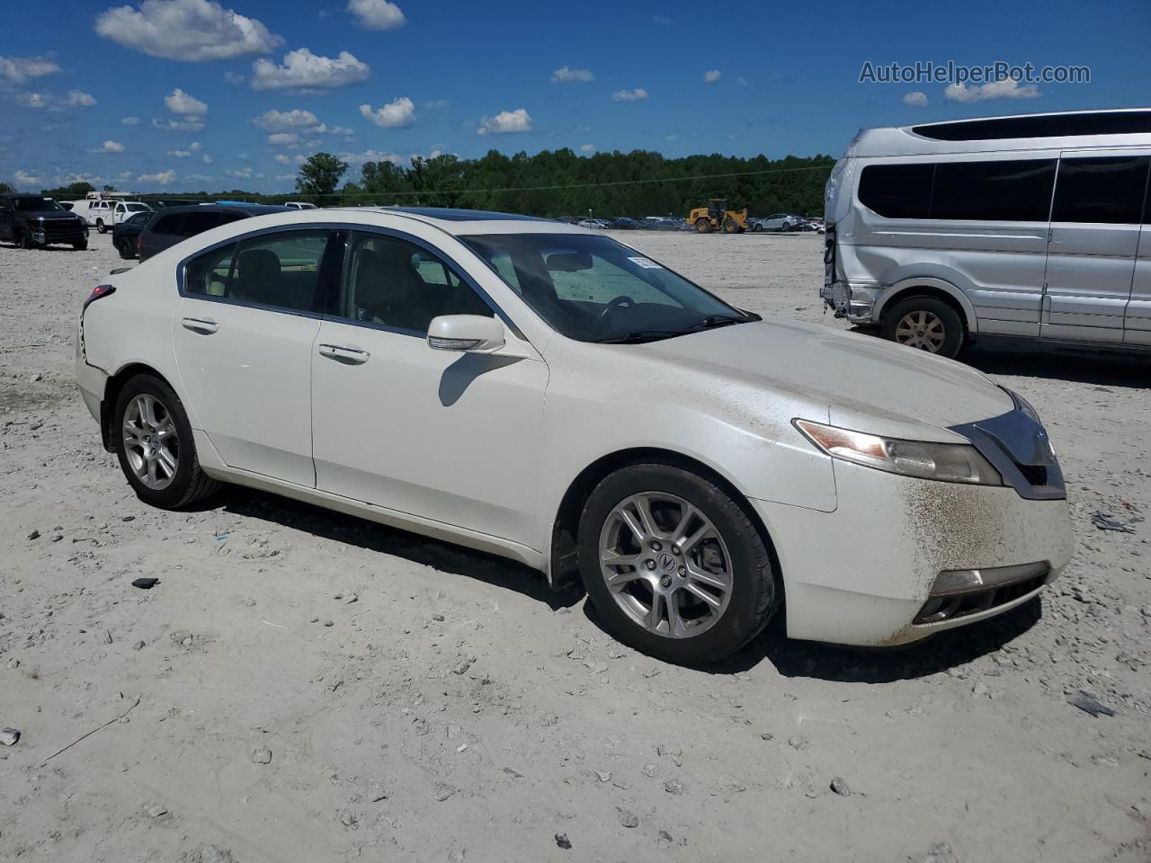 2010 Acura Tl  White vin: 19UUA8F54AA007918