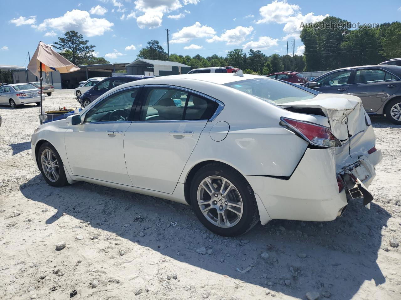 2010 Acura Tl  White vin: 19UUA8F54AA007918