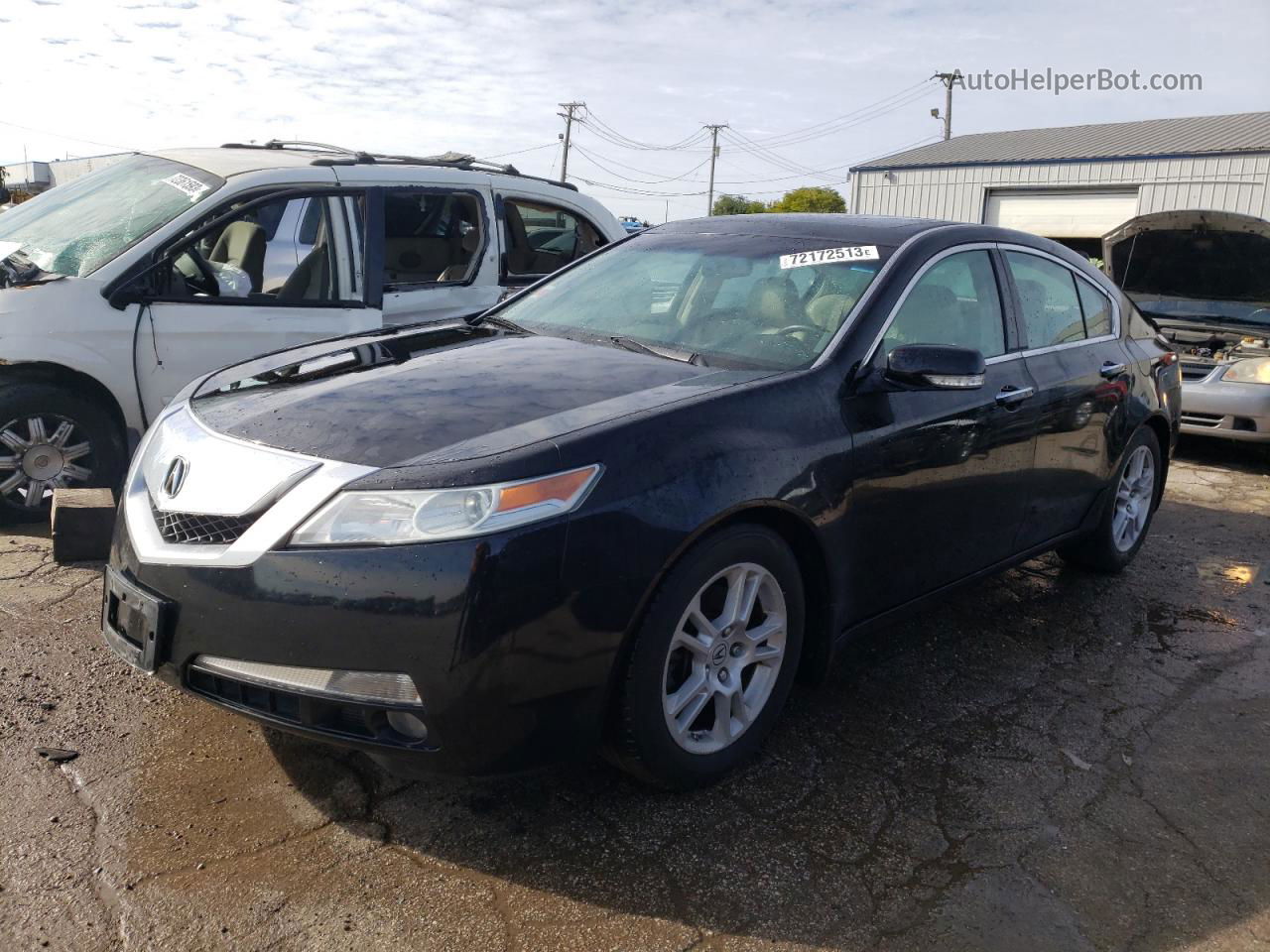 2010 Acura Tl  Черный vin: 19UUA8F55AA002498