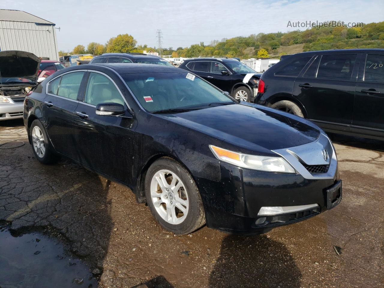 2010 Acura Tl  Черный vin: 19UUA8F55AA002498