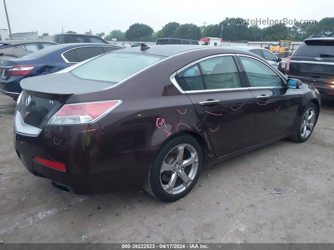 2010 Acura Tl 3.5 Maroon vin: 19UUA8F55AA008219