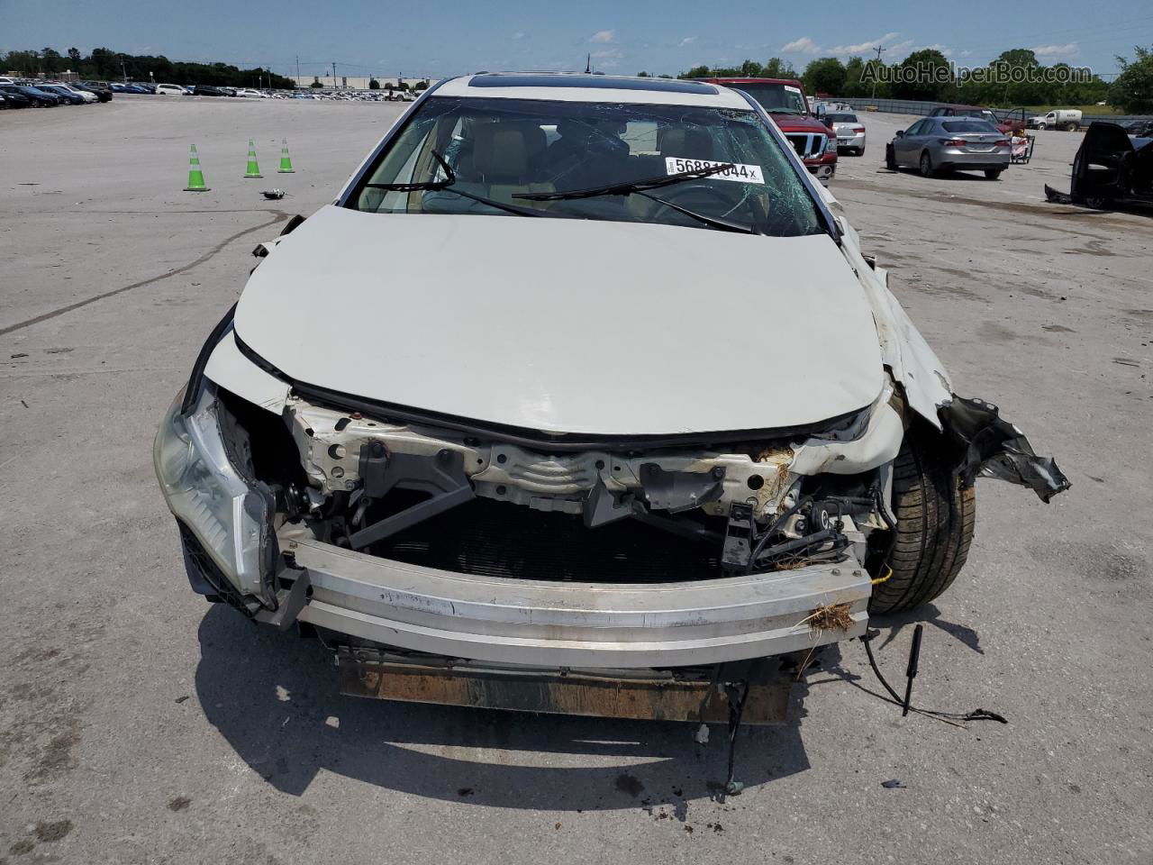 2010 Acura Tl  White vin: 19UUA8F55AA015980