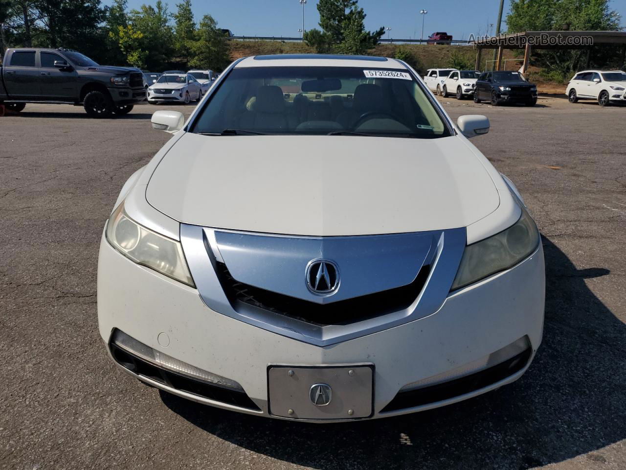 2010 Acura Tl  Cream vin: 19UUA8F55AA020774