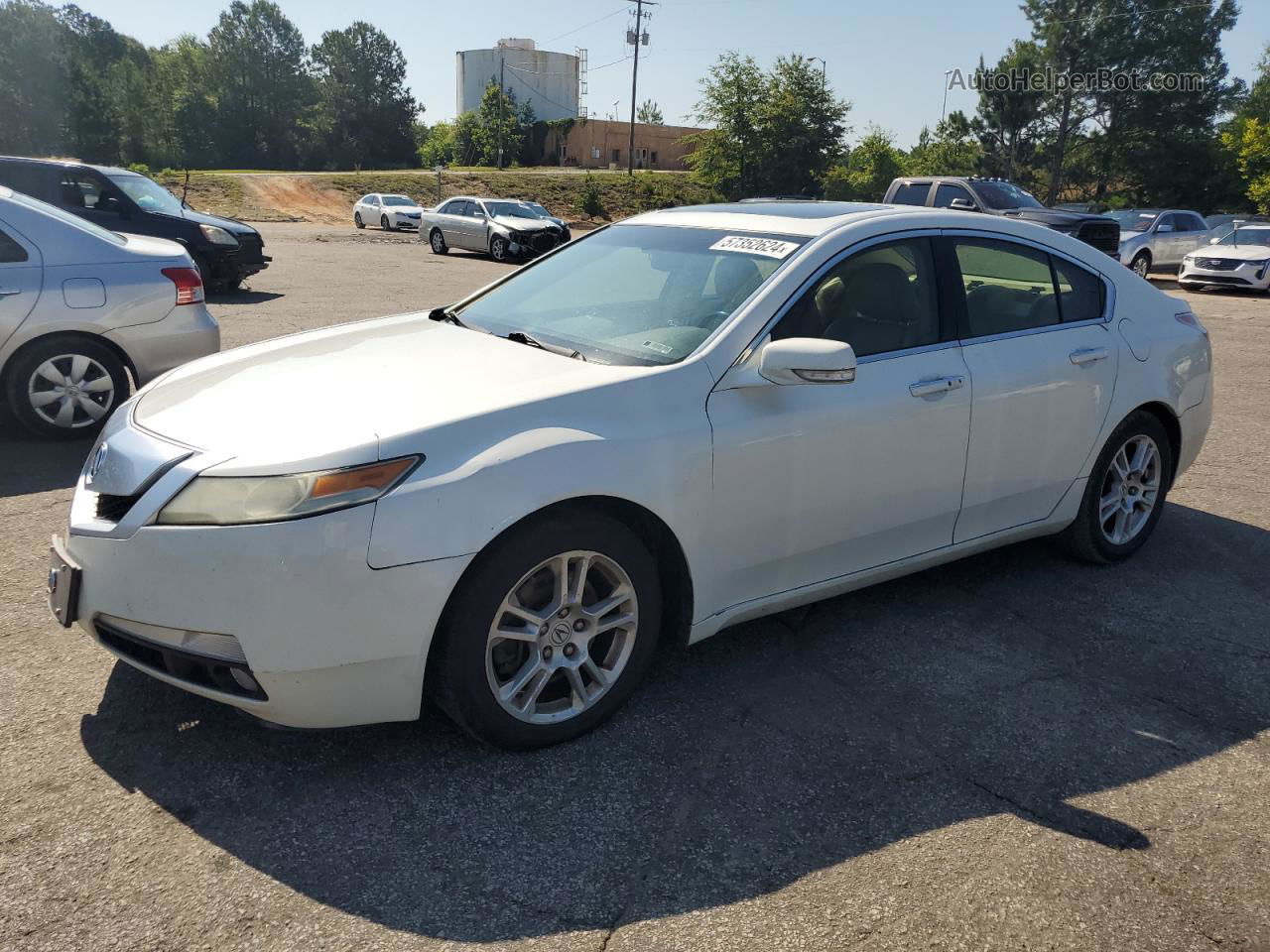 2010 Acura Tl  Cream vin: 19UUA8F55AA020774