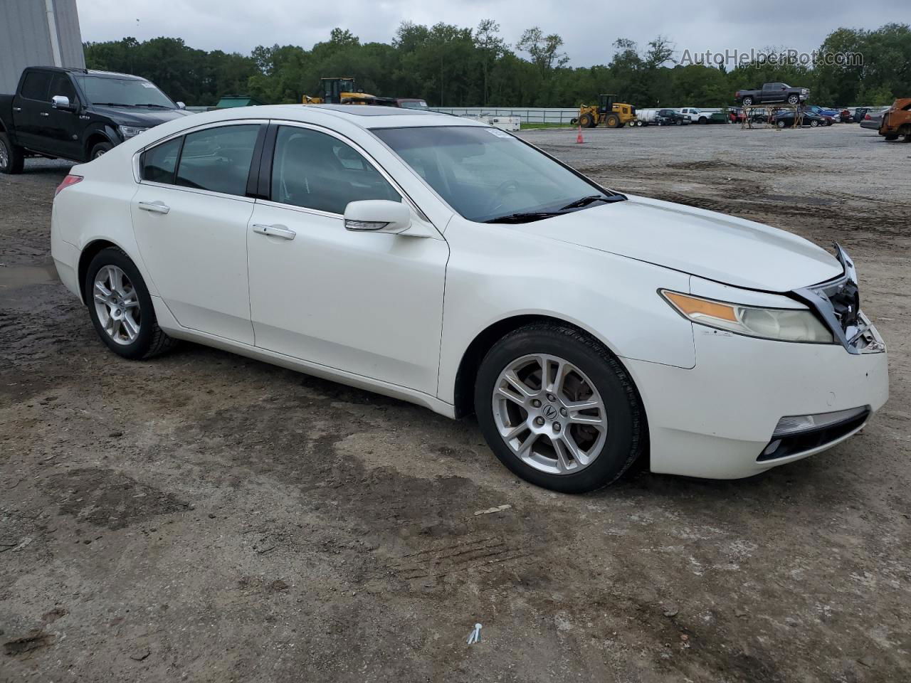 2010 Acura Tl  White vin: 19UUA8F55AA024940