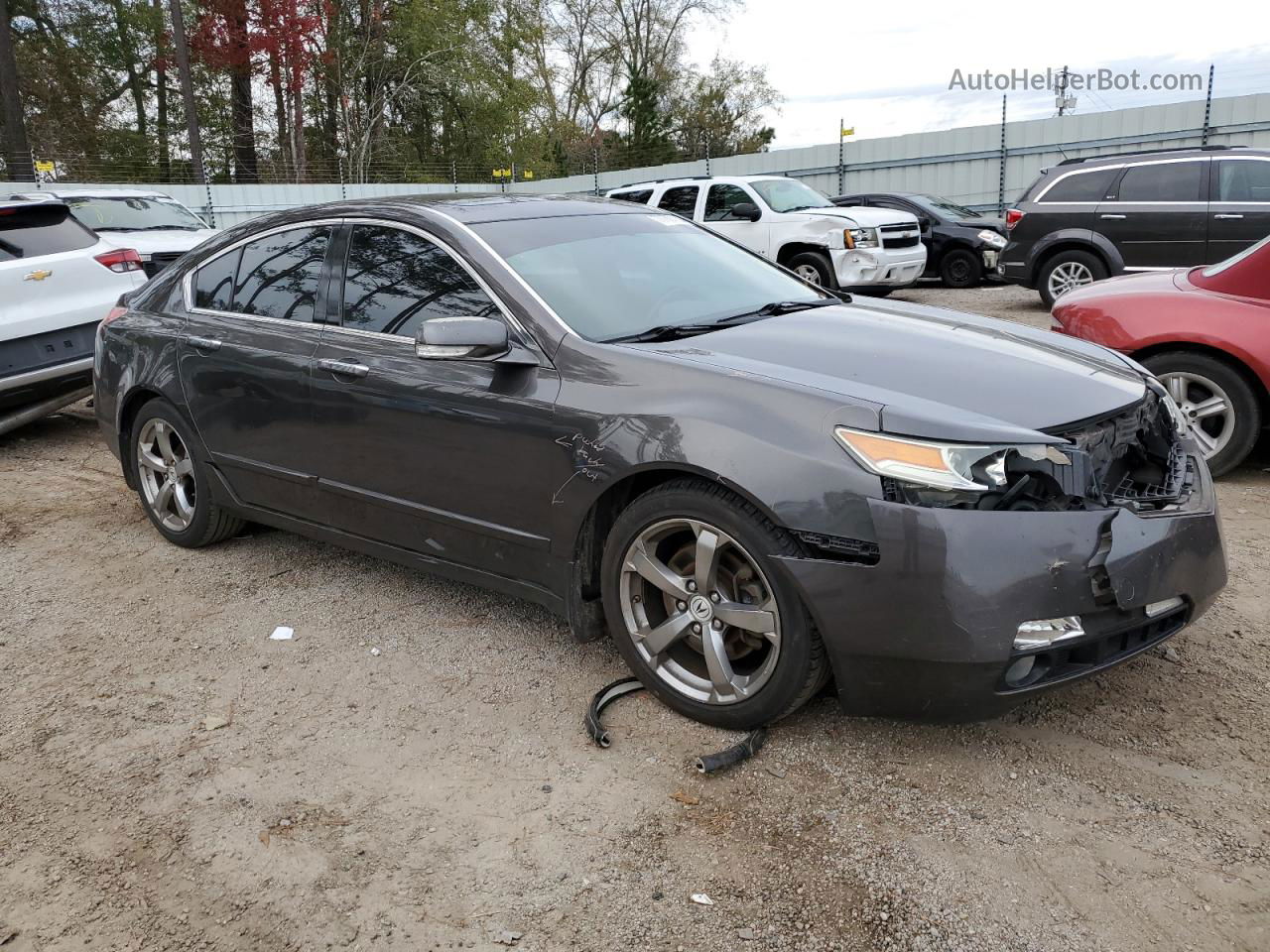 2010 Acura Tl  Charcoal vin: 19UUA8F56AA003577