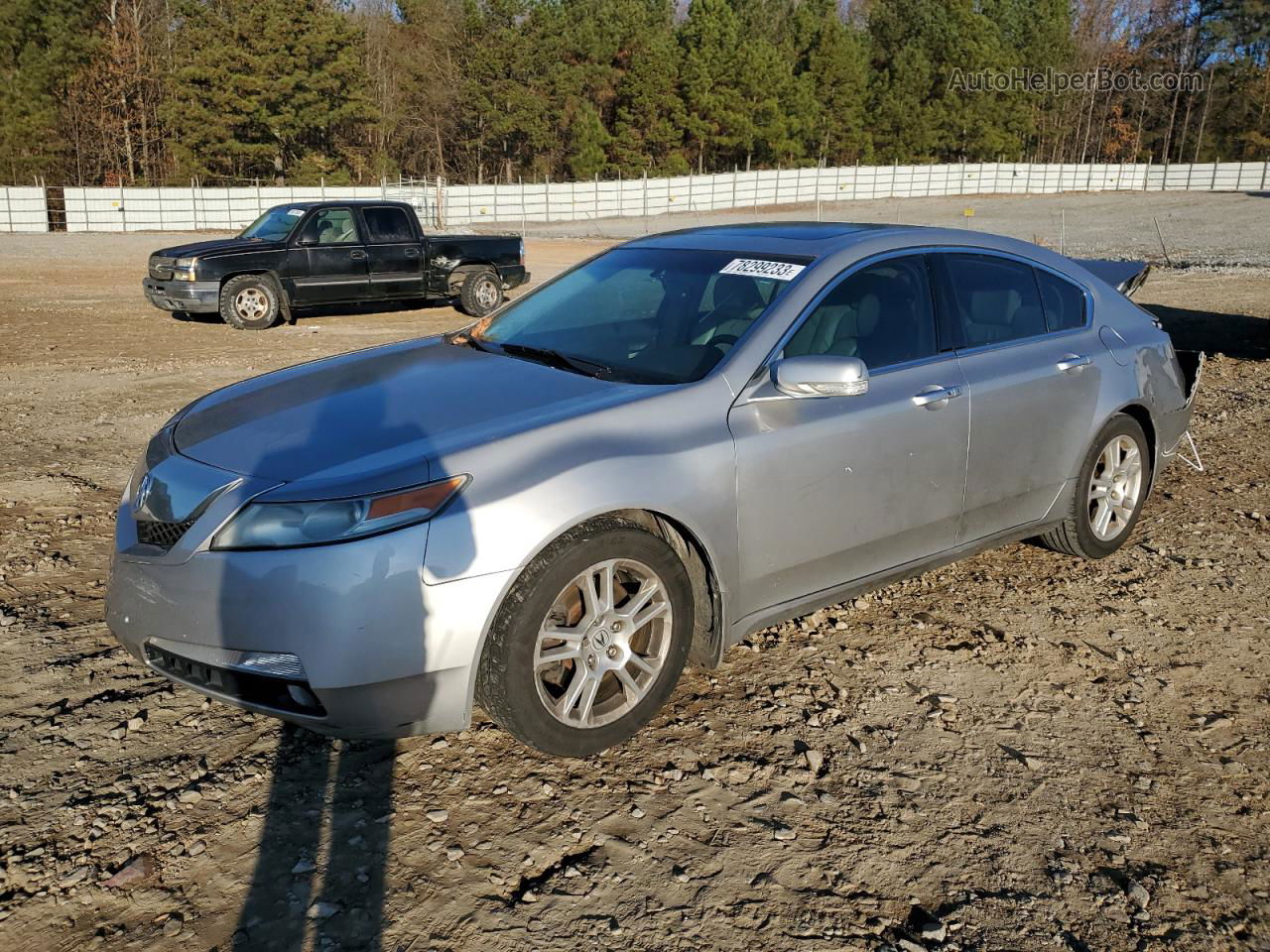 2010 Acura Tl  Silver vin: 19UUA8F57AA015186