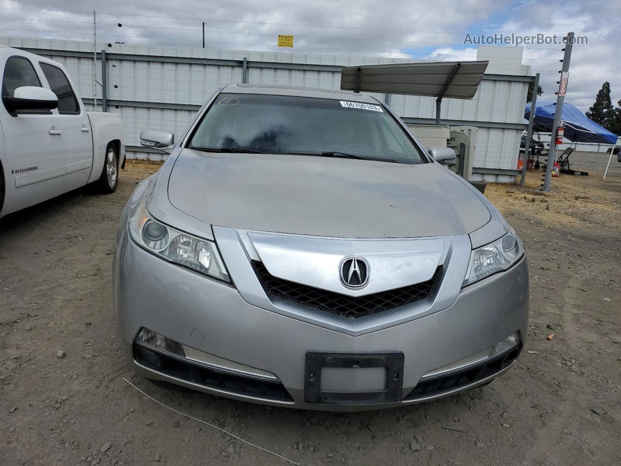 2010 Acura Tl  Silver vin: 19UUA8F57AA023028