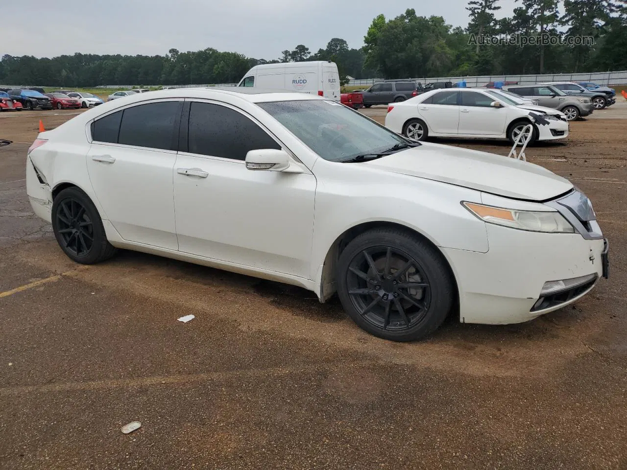 2010 Acura Tl  White vin: 19UUA8F58AA000518