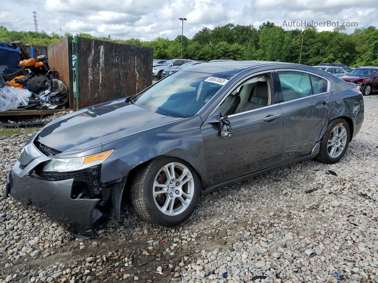 2010 Acura Tl  Gray vin: 19UUA8F58AA006044