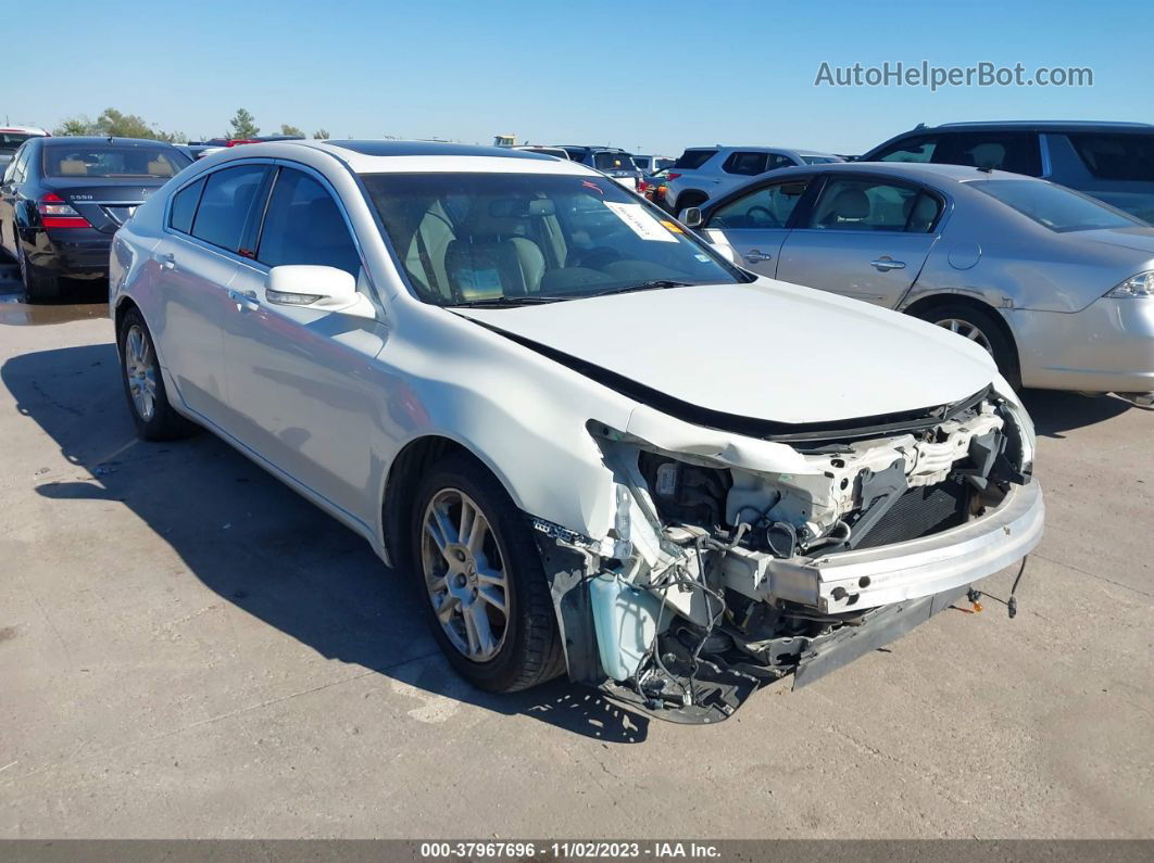 2010 Acura Tl Tech White vin: 19UUA8F58AA015570