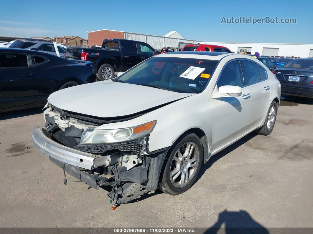 2010 Acura Tl Tech White vin: 19UUA8F58AA015570