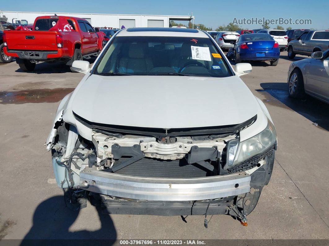 2010 Acura Tl Tech White vin: 19UUA8F58AA015570