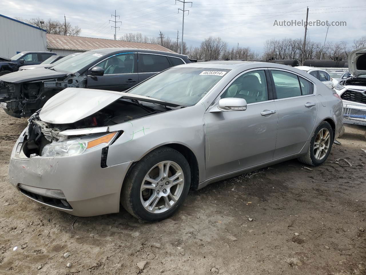 2010 Acura Tl  Silver vin: 19UUA8F58AA023474