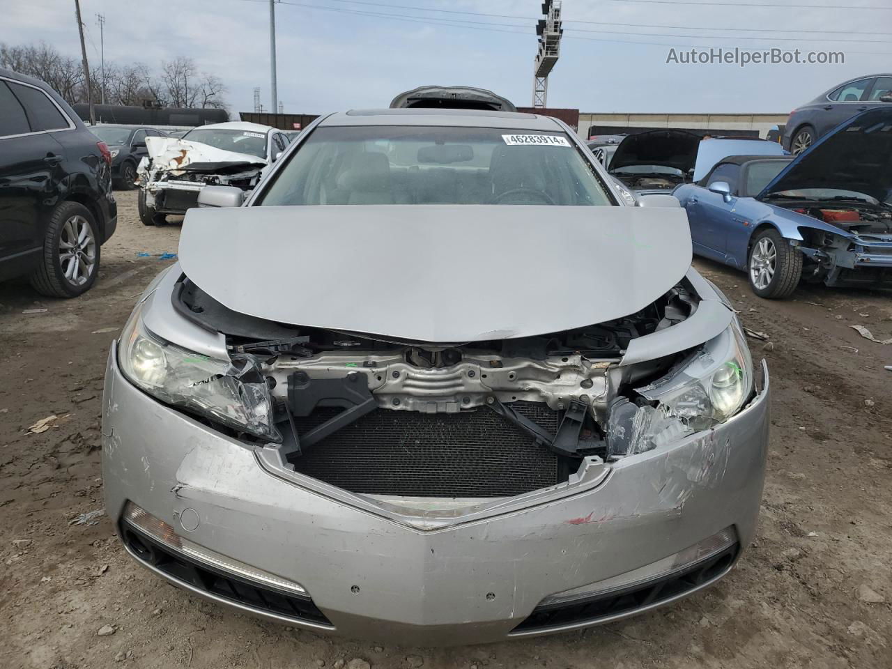 2010 Acura Tl  Silver vin: 19UUA8F58AA023474