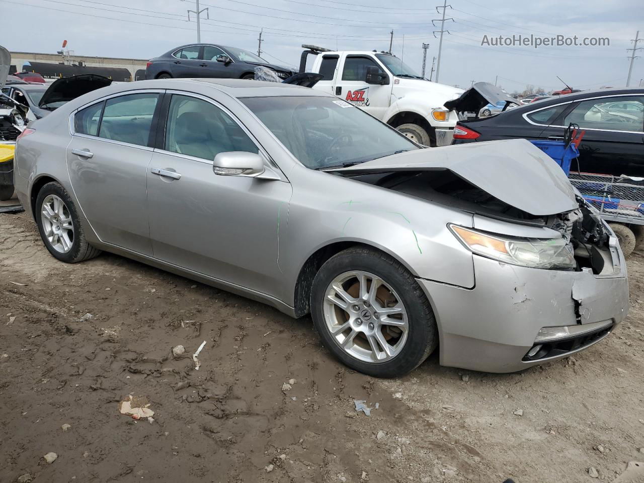 2010 Acura Tl  Silver vin: 19UUA8F58AA023474