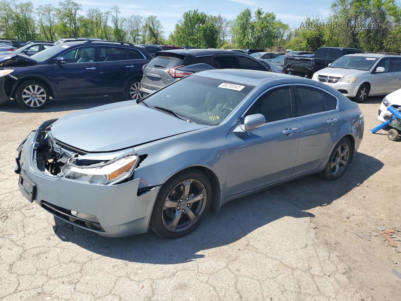 2010 Acura Tl  Blue vin: 19UUA8F59AA012368