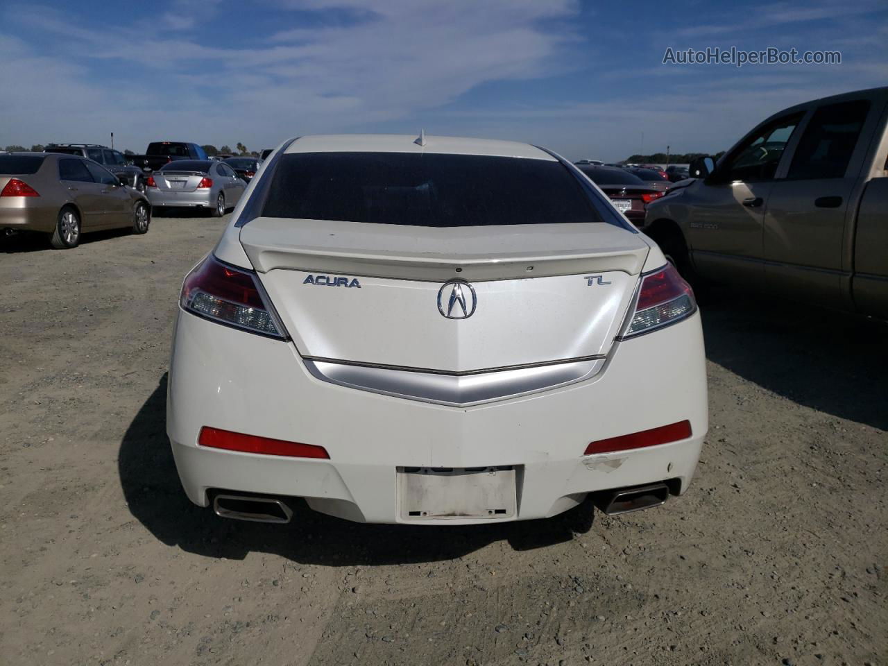 2010 Acura Tl  White vin: 19UUA8F59AA015576