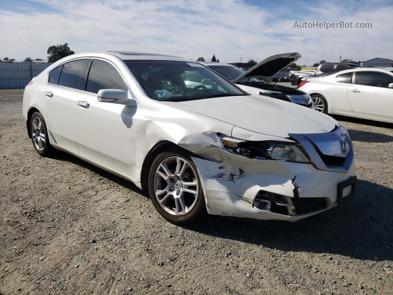 2010 Acura Tl  White vin: 19UUA8F59AA015576