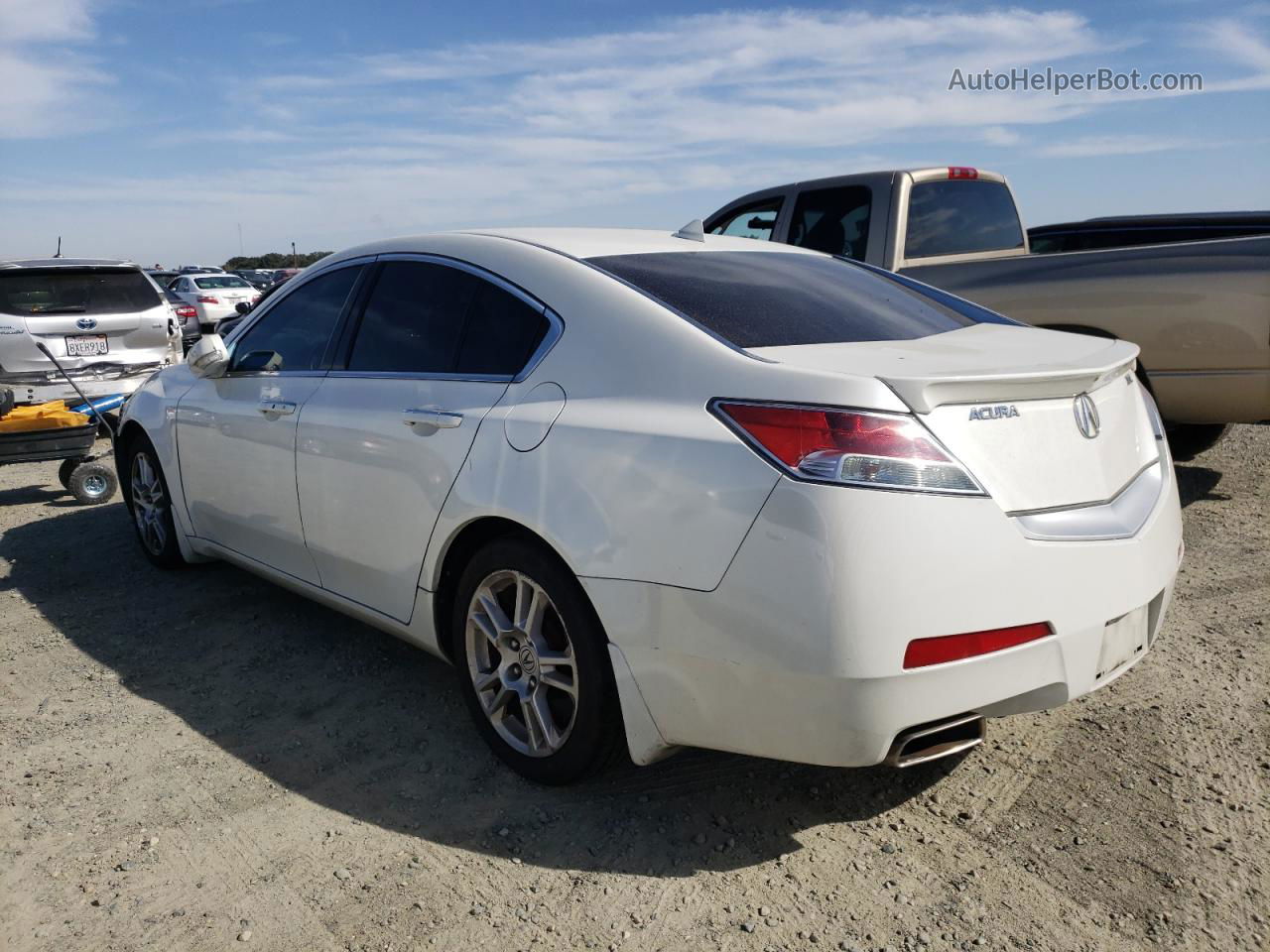 2010 Acura Tl  White vin: 19UUA8F59AA015576