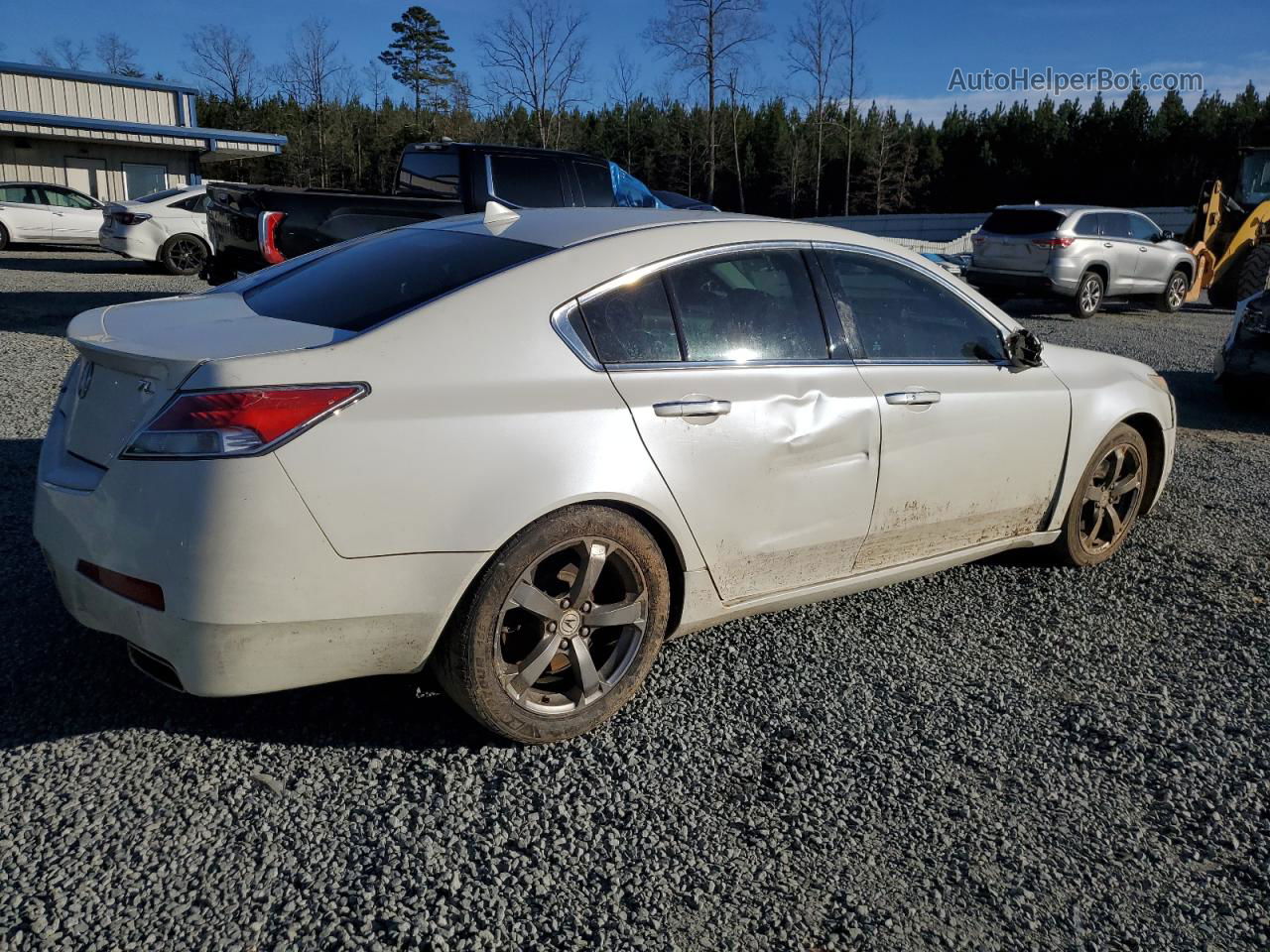 2010 Acura Tl  White vin: 19UUA8F59AA015951