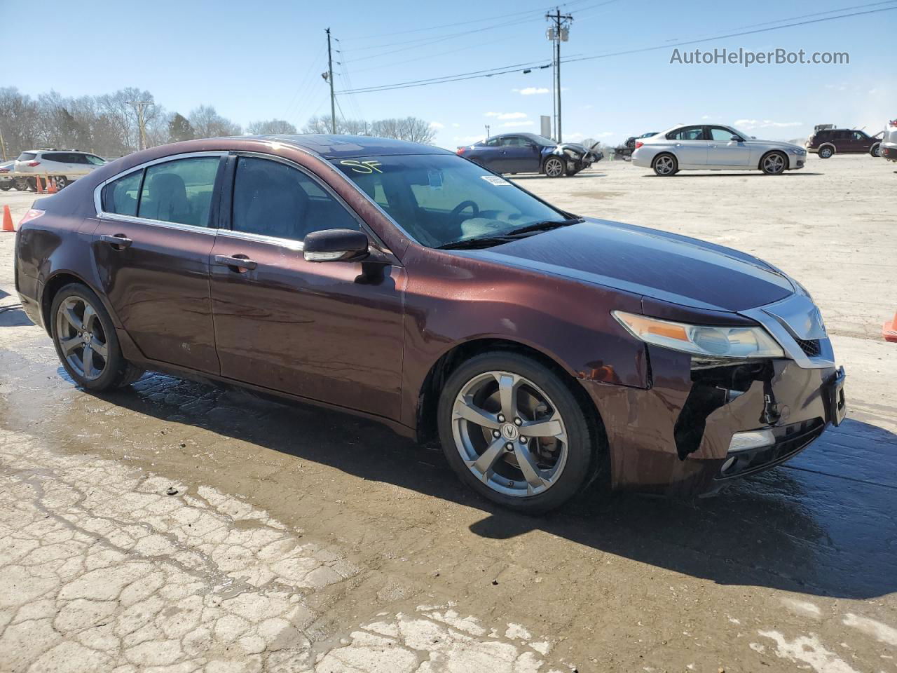 2010 Acura Tl  Brown vin: 19UUA8F59AA016338