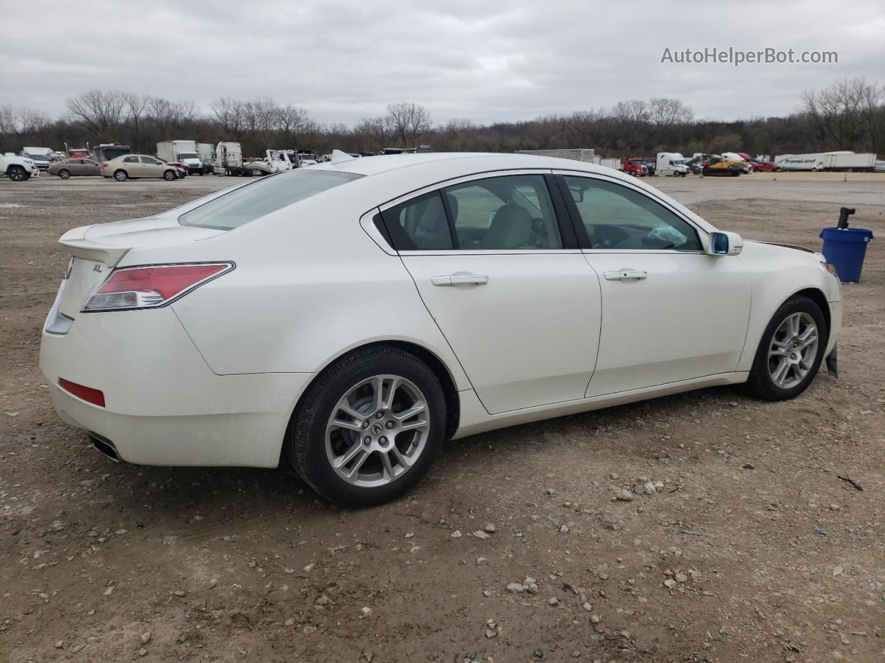 2010 Acura Tl  White vin: 19UUA8F5XAA007924