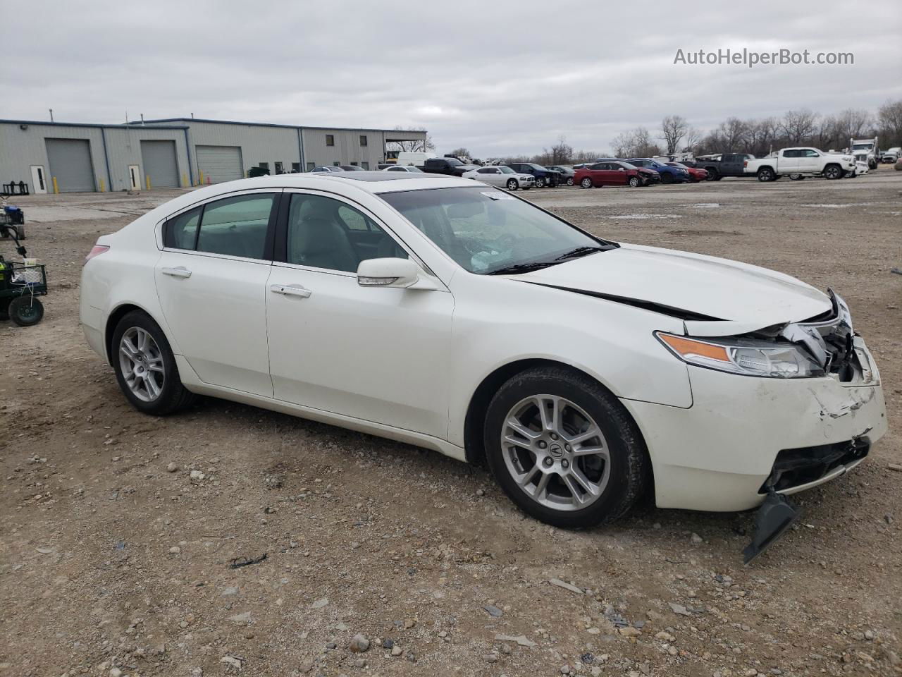 2010 Acura Tl  White vin: 19UUA8F5XAA007924