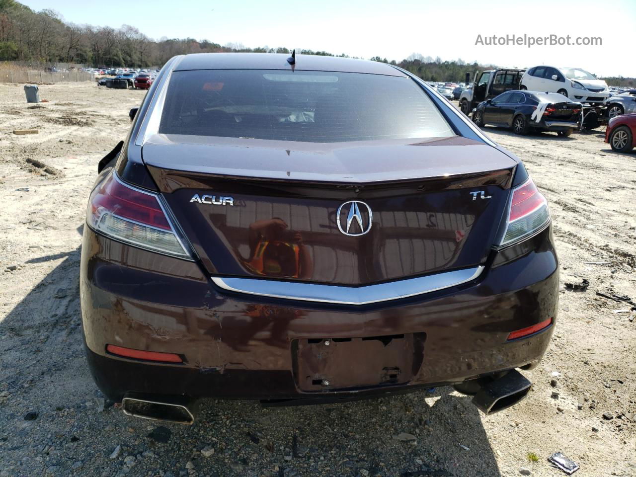 2010 Acura Tl  Burgundy vin: 19UUA8F5XAA008717