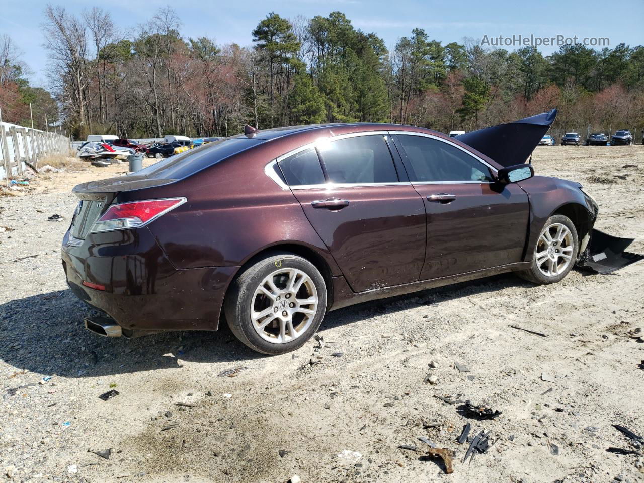 2010 Acura Tl  Burgundy vin: 19UUA8F5XAA008717