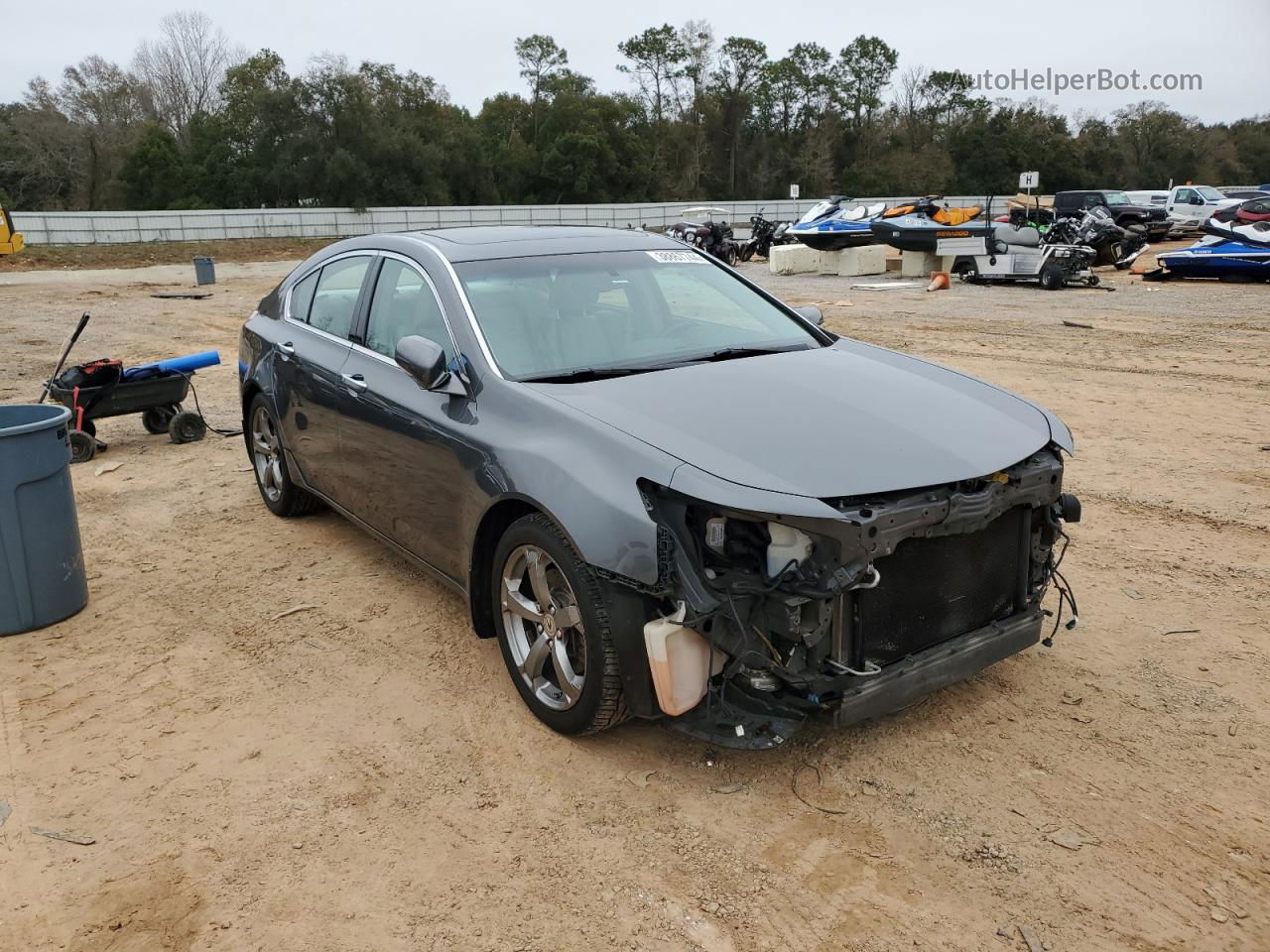 2010 Acura Tl  Gray vin: 19UUA8F5XAA015229