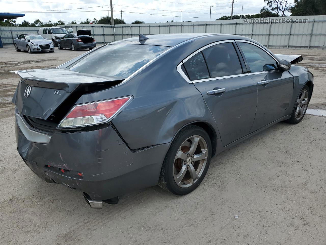 2010 Acura Tl  Gray vin: 19UUA8F5XAA022665