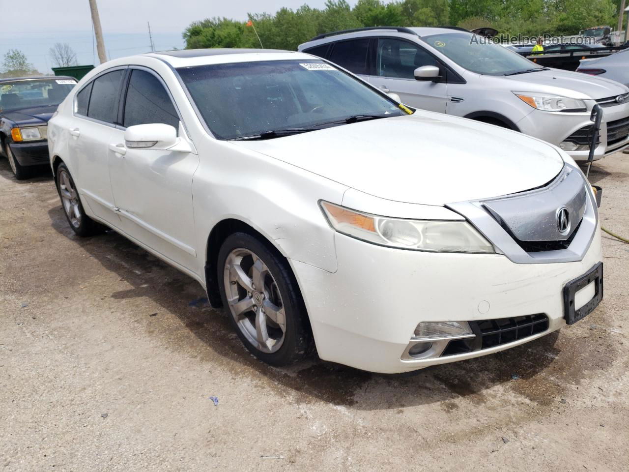 2010 Acura Tl  White vin: 19UUA9F20AA000895