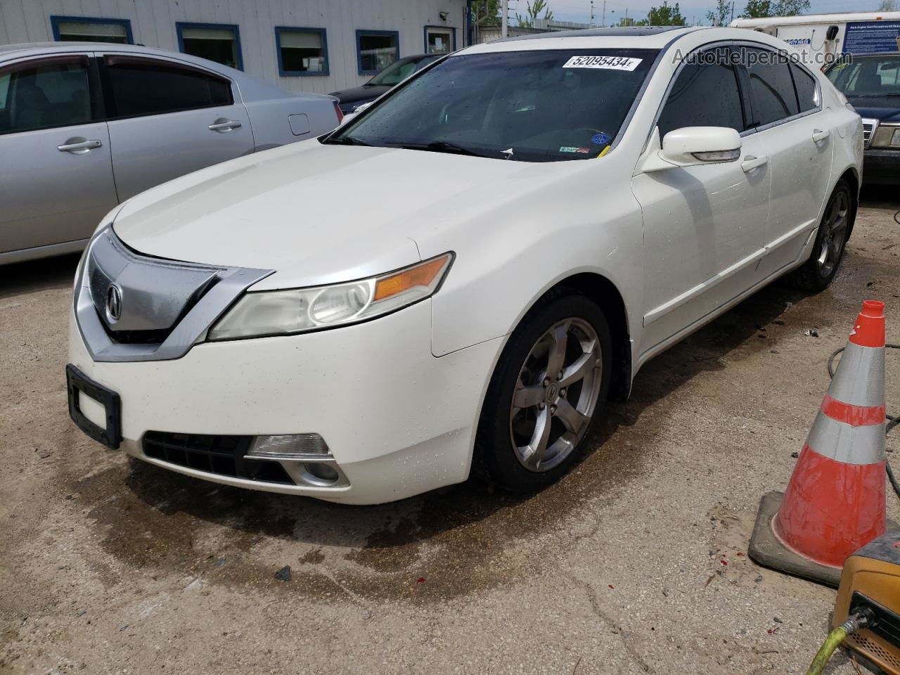 2010 Acura Tl  White vin: 19UUA9F20AA000895