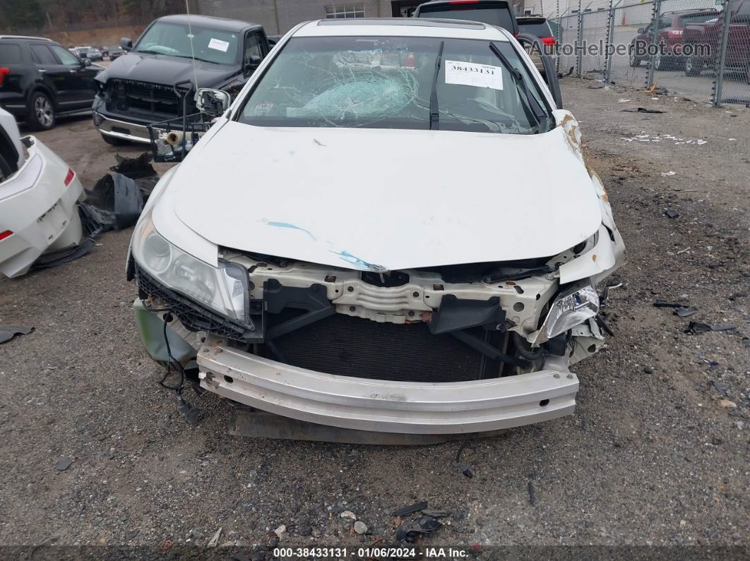 2010 Acura Tl 3.7 White vin: 19UUA9F2XAA007241