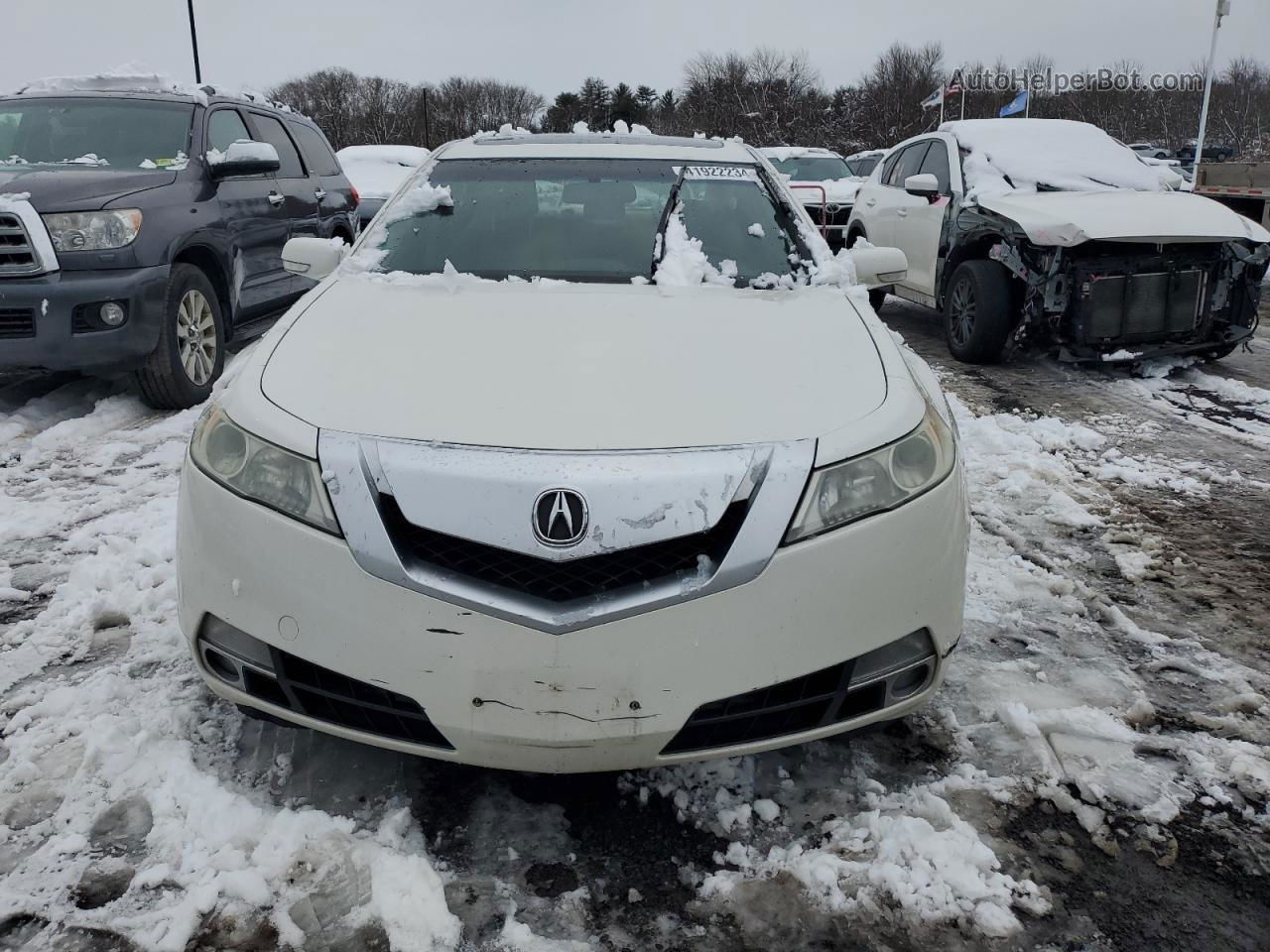 2010 Acura Tl  White vin: 19UUA9F52AA001475