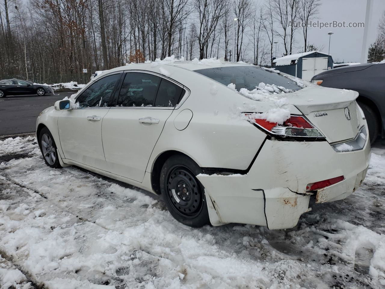 2010 Acura Tl  White vin: 19UUA9F52AA001475