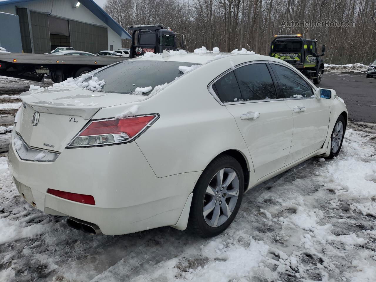 2010 Acura Tl  White vin: 19UUA9F52AA001475