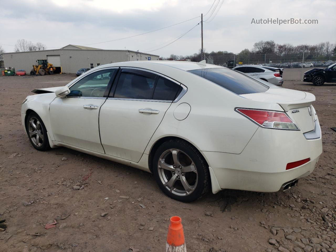 2010 Acura Tl  White vin: 19UUA9F55AA000076