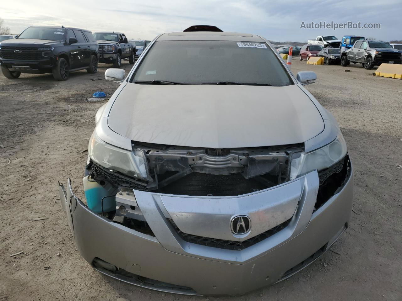 2010 Acura Tl  Silver vin: 19UUA9F55AA006458