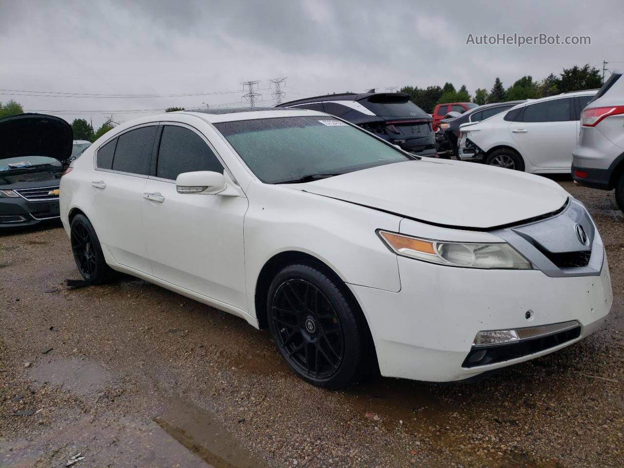 2010 Acura Tl  White vin: 19UUA9F55AA007934