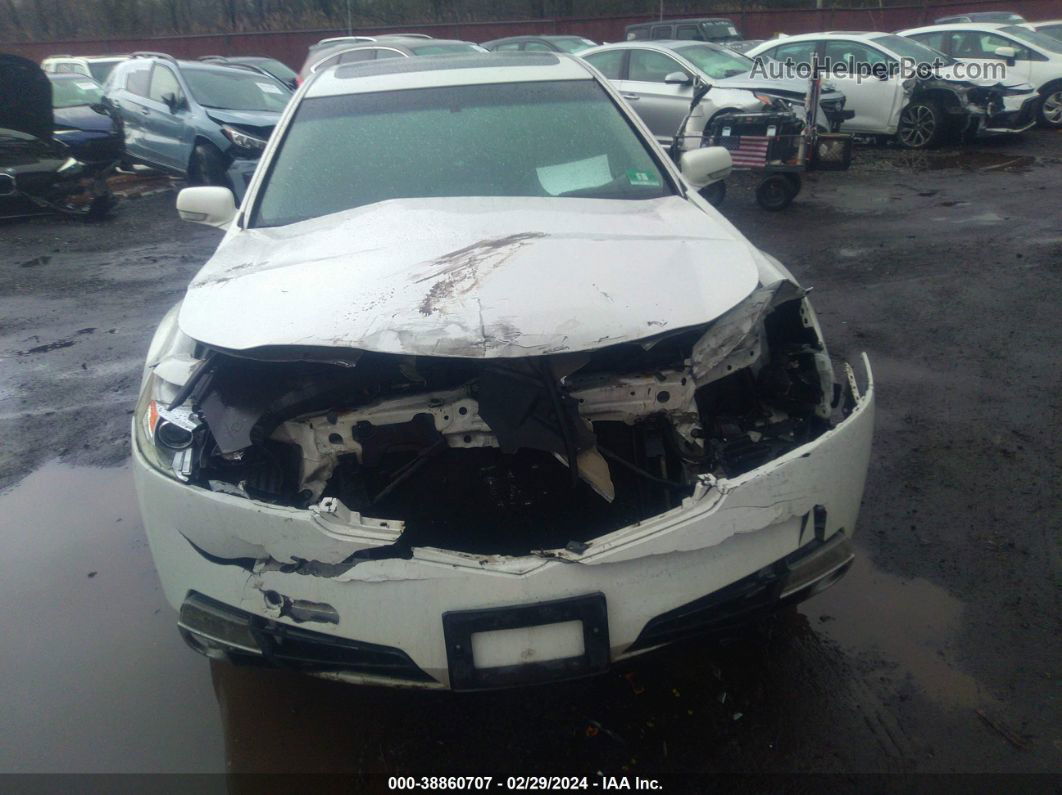 2010 Acura Tl 3.7 White vin: 19UUA9F55AA008937