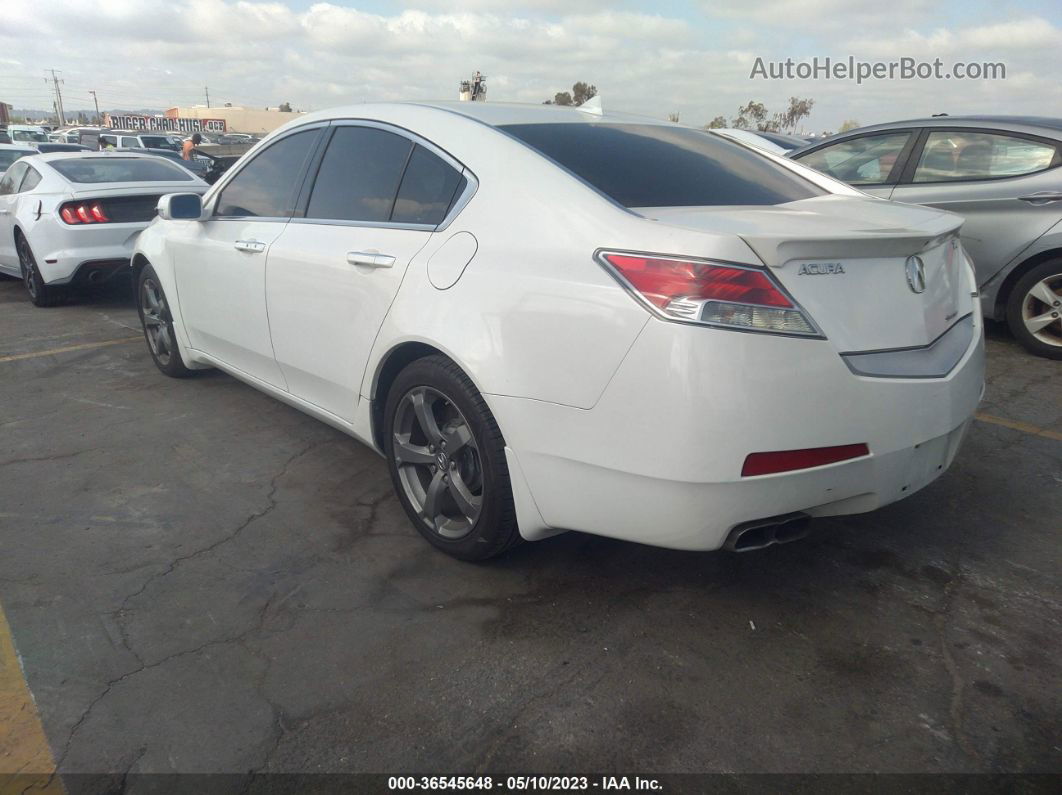 2010 Acura Tl Tech White vin: 19UUA9F55AA009571