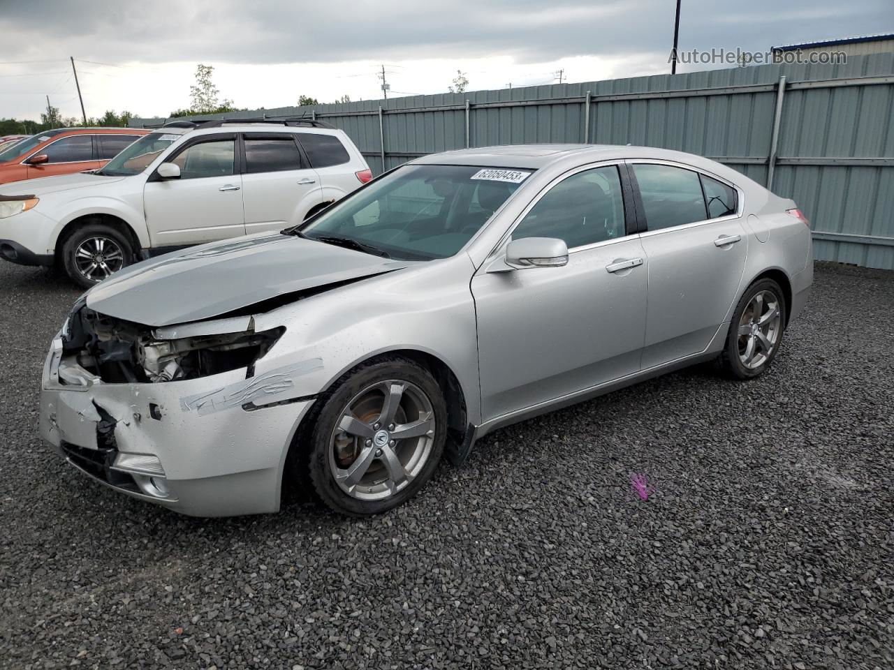 2010 Acura Tl  Silver vin: 19UUA9F56AA801311