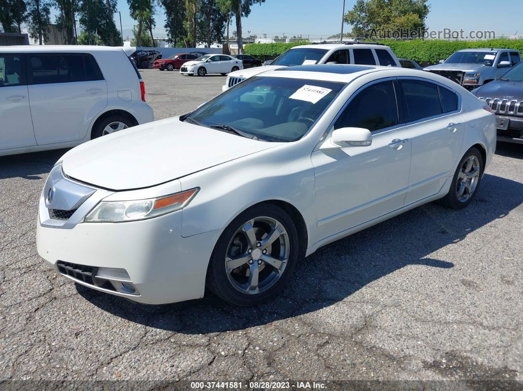 2010 Acura Tl Tech White vin: 19UUA9F57AA005876