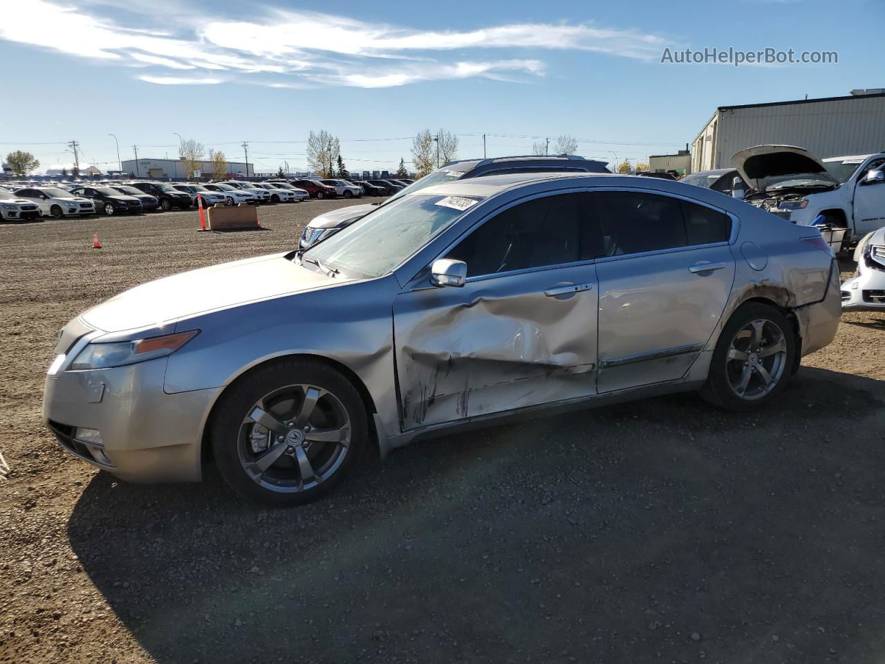 2010 Acura Tl  Silver vin: 19UUA9F58AA801049