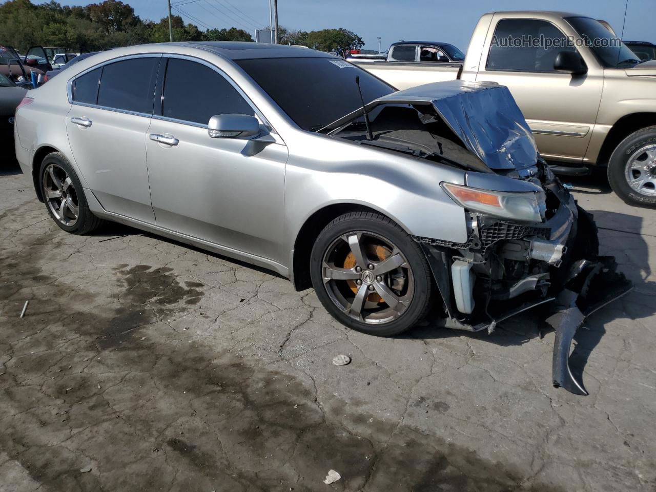 2010 Acura Tl  Silver vin: 19UUA9F59AA002803